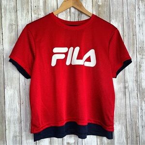 Fila Red Jersey Tee